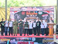 Pesta Rakyat HUT Ke 81 TNI Di Bone Dibuka, Ribuan Peserta Padati Turnamen Domino