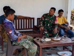 Antisipasi Kebakaran Hutan & Lahan, Babinsa Mare Ajak Warga Tingkatkan Kewaspadaan Melalui Komsos