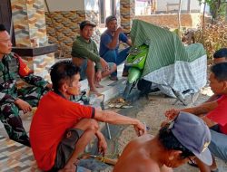 Bangun Komunikasi Dan Kebersamaan, Babinsa Koramil 13/Sibulue Komsos Bersama Warga Binaan