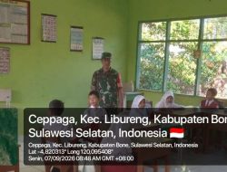 Bangun Karakter Dan Semangat Generasi Muda, Babinsa Libureng Kodim Bone Berikan Motivasi Belajar Kepada Siswa