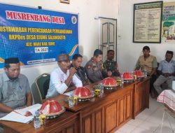 Babinsa Mare Kodim 1407/Bone Hadiri Musyawarah Desa, Kawal Penyusunan RKP Desa Tahun 2027
