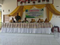 Dukung Penanganan Stunting, Danramil 1407-12/Cina Hadiri Rembuk Stunting di Desa Padang Loang
