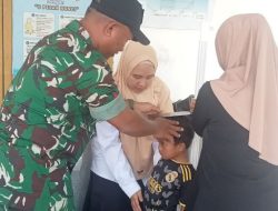 Babinsa Libureng Turut Dampingi Pelayanan Posyandu, Perkuat Kepedulian Terhadap Kesehatan Warga Ceppaga