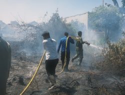 Respons Cepat Kodim 1407/Bone, Water Canon TNI AD Di Kerahkan Padamkan Kebakaran Lahan