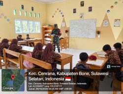 Bekali Generasi Muda Dengan Nilai Kebangsaan, Babinsa Ramil 03 Cenrana Kodim 1407/Bone Sambangi Sekolah