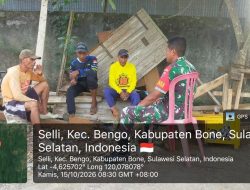 Babinsa Koramil 09 Lapri Kodim 1407/Bone Aktif Jalin Silaturahmi Dengan Warga Binaan Di Desa Selli
