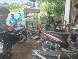 Bangun Kepercayaan Dari Wilayah Binaan, Babinsa Koramil 02/Dua Boccoe Kodim 1407/Bone Aktif Berkomunikasi Dengan Warga