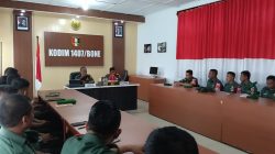 Tim Wasgiat Sterdam XIV/Hsn Berikan Pengarahan, Kodim 1407/Bone Mantapkan Pembinaan Teritorial