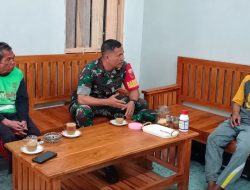 Rawat Kedekatan Dengan Warga, Babinsa Koramil 1407-20/Bontocani Bangun Suasana Kekeluargaan di Kelurahan Kahu