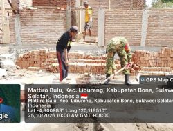 Babinsa Koramil 14 Libureng Kodim 1407/Bone Aktif Bantu Warga, Pererat Hubungan Dengan Masyarakat
